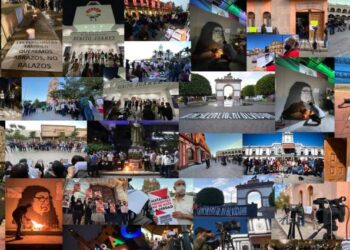 Protesta masiva de periodistas mexicanos por la violencia contra el gremio