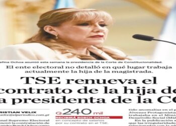 Al diario elPeriódico tribunal le prohíbe publicar sobre hija de la presidenta de la Corte Constitucional