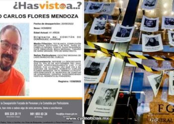 Periodista mexicano desaparecido en Chiapas