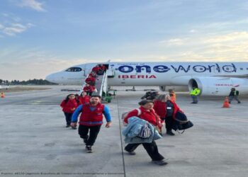 Iberia opera un vuelo a Adana (Turquía) para la Agencia Española de Cooperación Internacional y Desarrollo