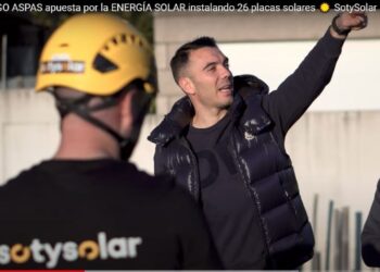 El futbolista Iago Aspas se une al autoconsumo solar fotovoltaico de la mano de SotySolar