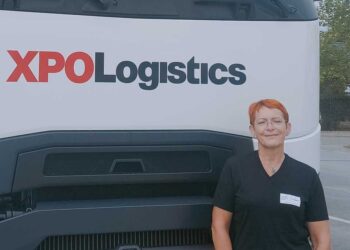 XPO Logistics, socio oficial de transporte del Tour de France Femmes avec Zwift, con un equipo formado por un 70% de conductoras
