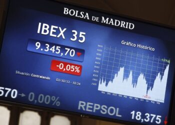 El Ibex 35 vuelve al verde y busca los 9.300 puntos