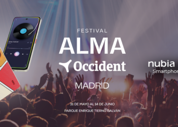 El ZTE nubia Music será el smartphone oficial del Festival ALMA Occident Madrid 2024