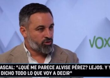 Santiago Abascal hace patentes sus diferencias con Alvise Pérez