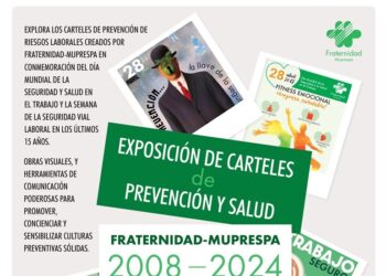 Fraternidad-Muprespa expone 27 carteles conmemorativos en el Centro de Prevención de Riesgos Laborales de Granada