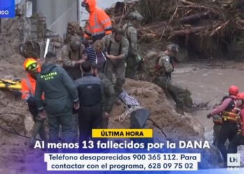 La DANA de Valencia monopoliza los programas informativos de TV