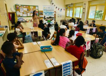 El alumnado de primaria de Torre Pacheco recibe talleres sobre el proyecto de renaturalización de la Rambla Sur