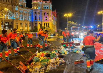 Los servicios de limpieza viaria, SELUR y Recogida de Residuos recogen más de 425 toneladas de residuos durante la celebración del Orgullo 2025