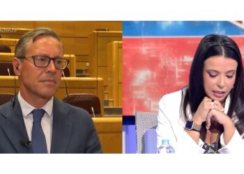 Un debate por la gestión de la DANA enfrenta a Sarah Santaolalla y a Alfonso Serrano